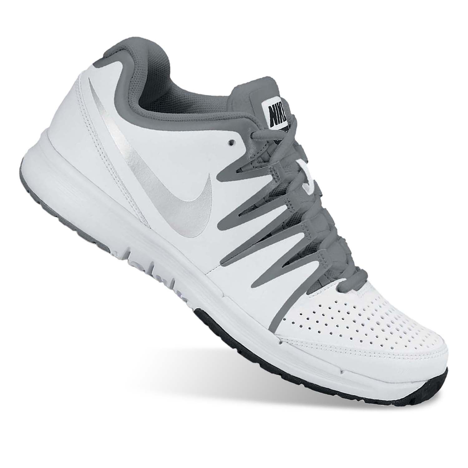 gray tennis shoes nike