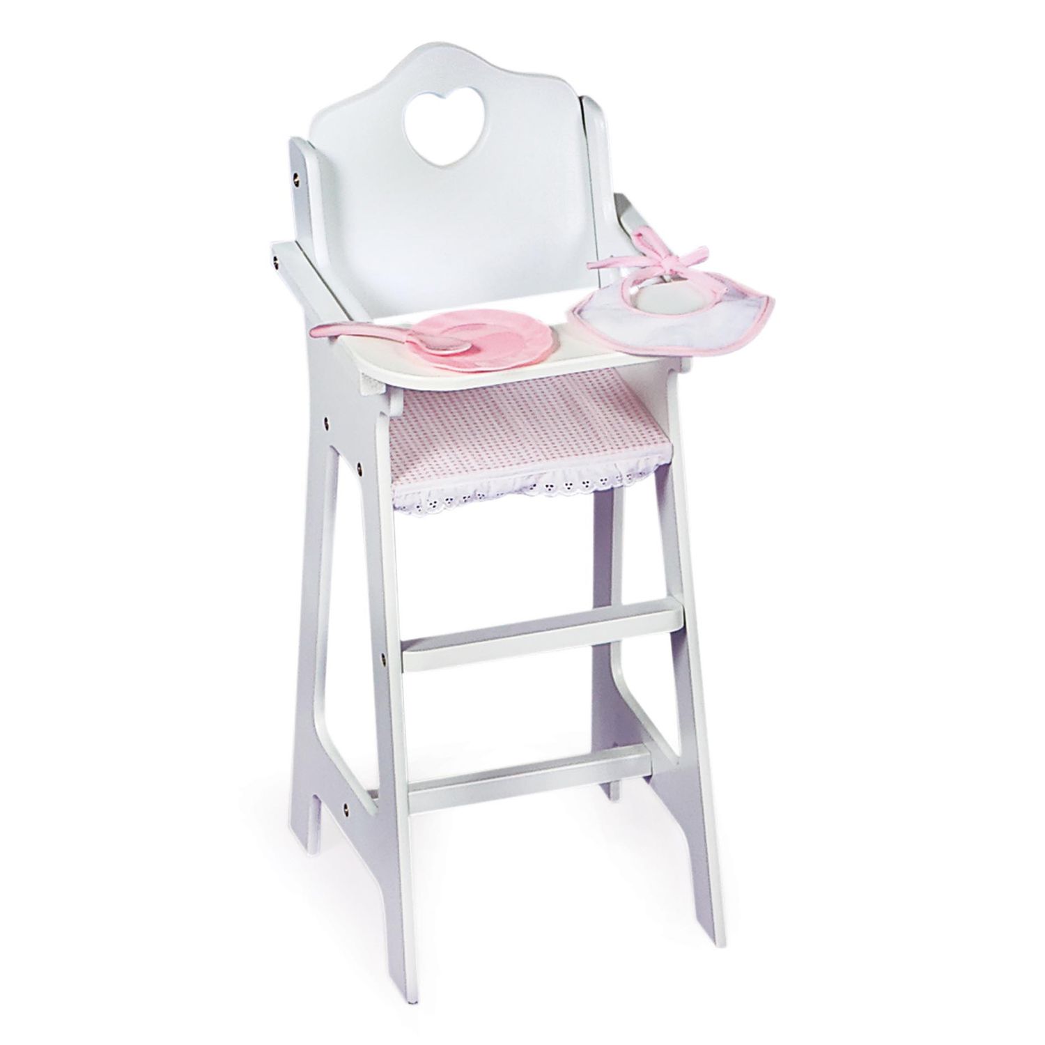 kidkraft doll cradle and highchair set