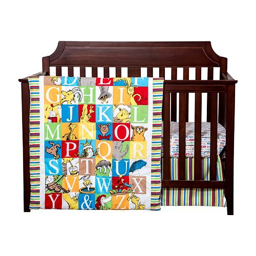 Dr Seuss Alphabet Seuss 3 Pc Crib Bedding Set By Trend Lab