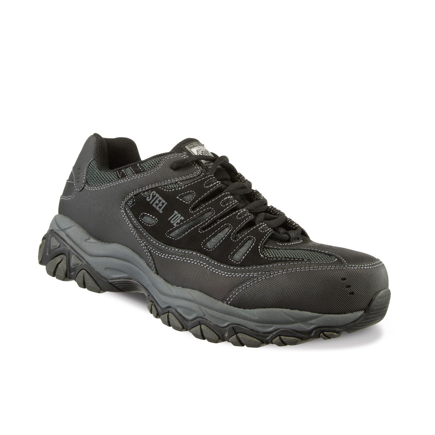 skechers mens work shoes steel toe boot