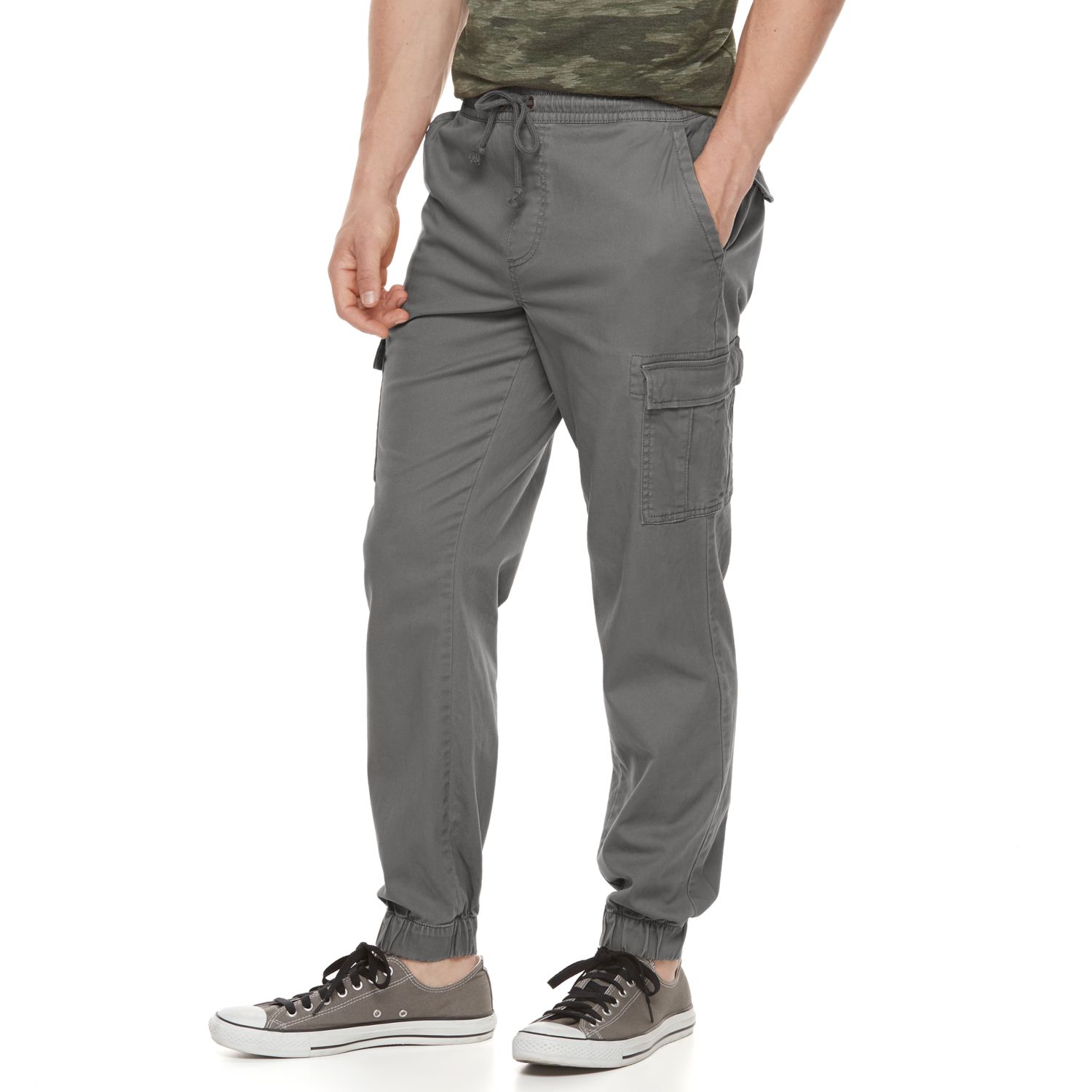 kohls khaki joggers