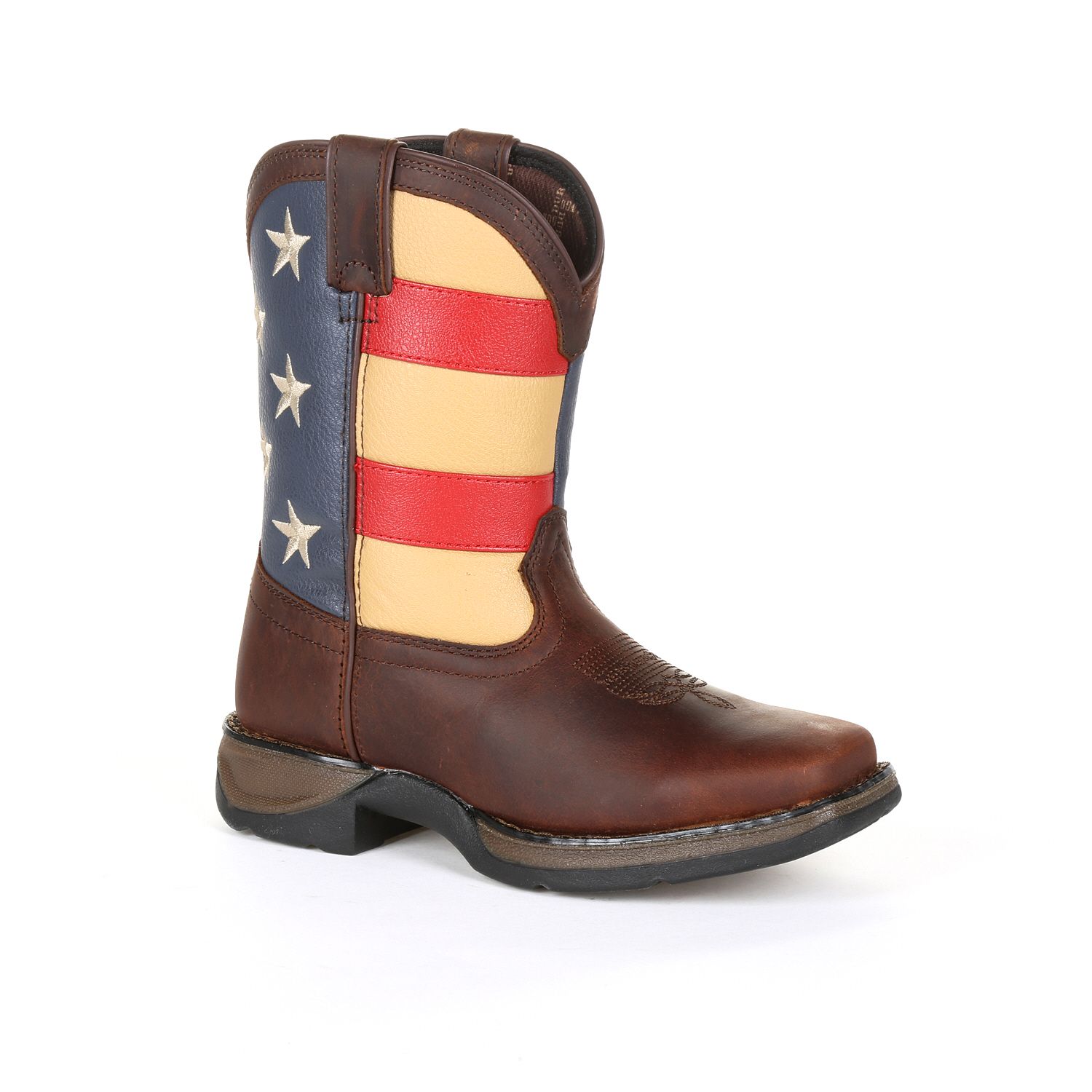 cowboy boots with american flag on them