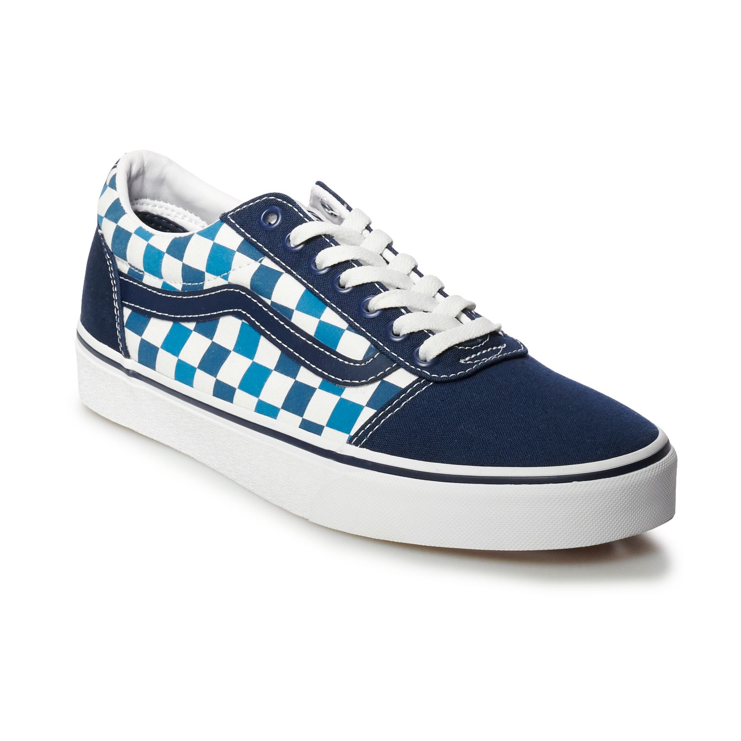 vans ward men's checkerboard skate shoes