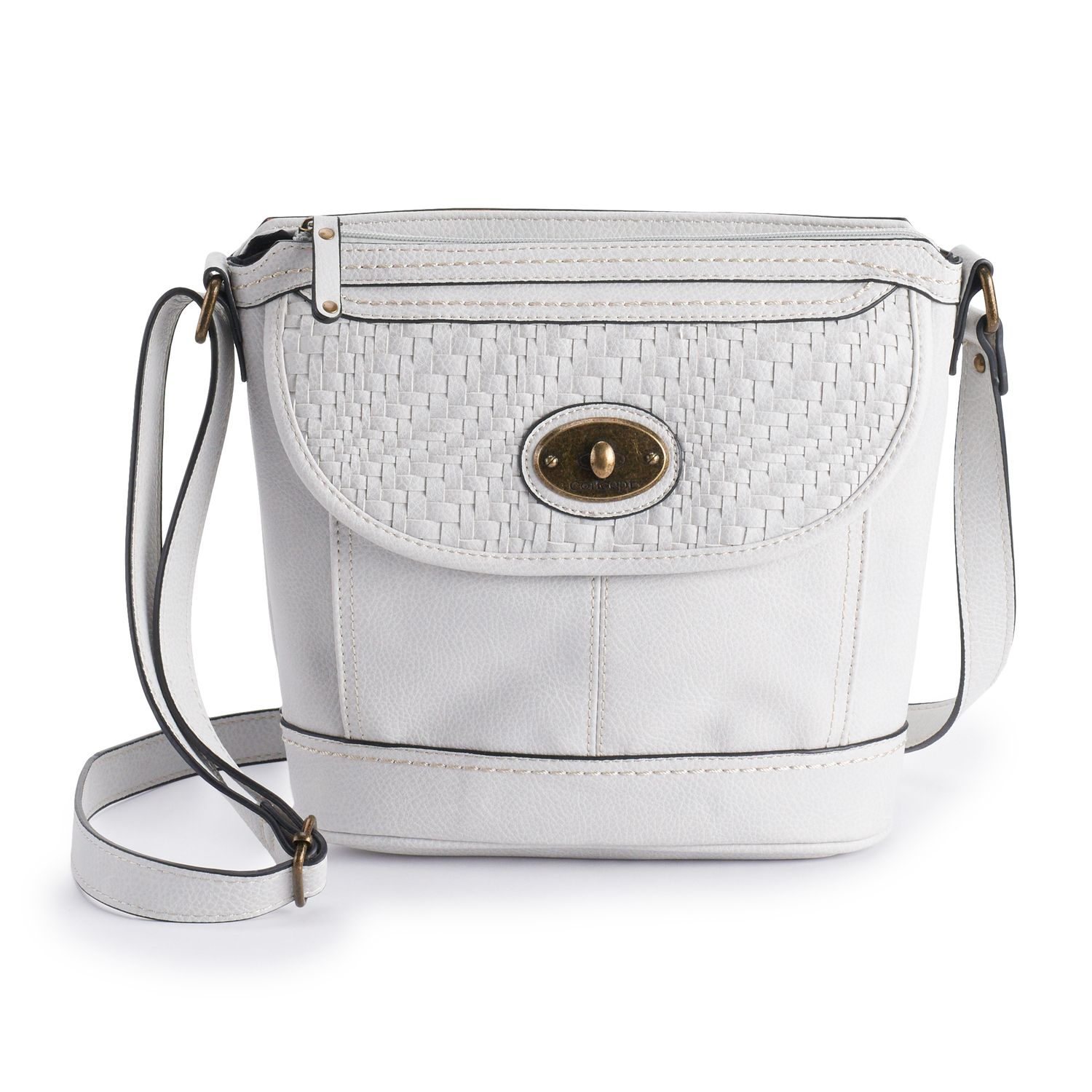 kohls white purses