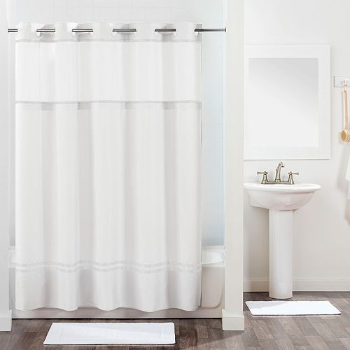 Hookless Monterey Shower Curtain and Liner