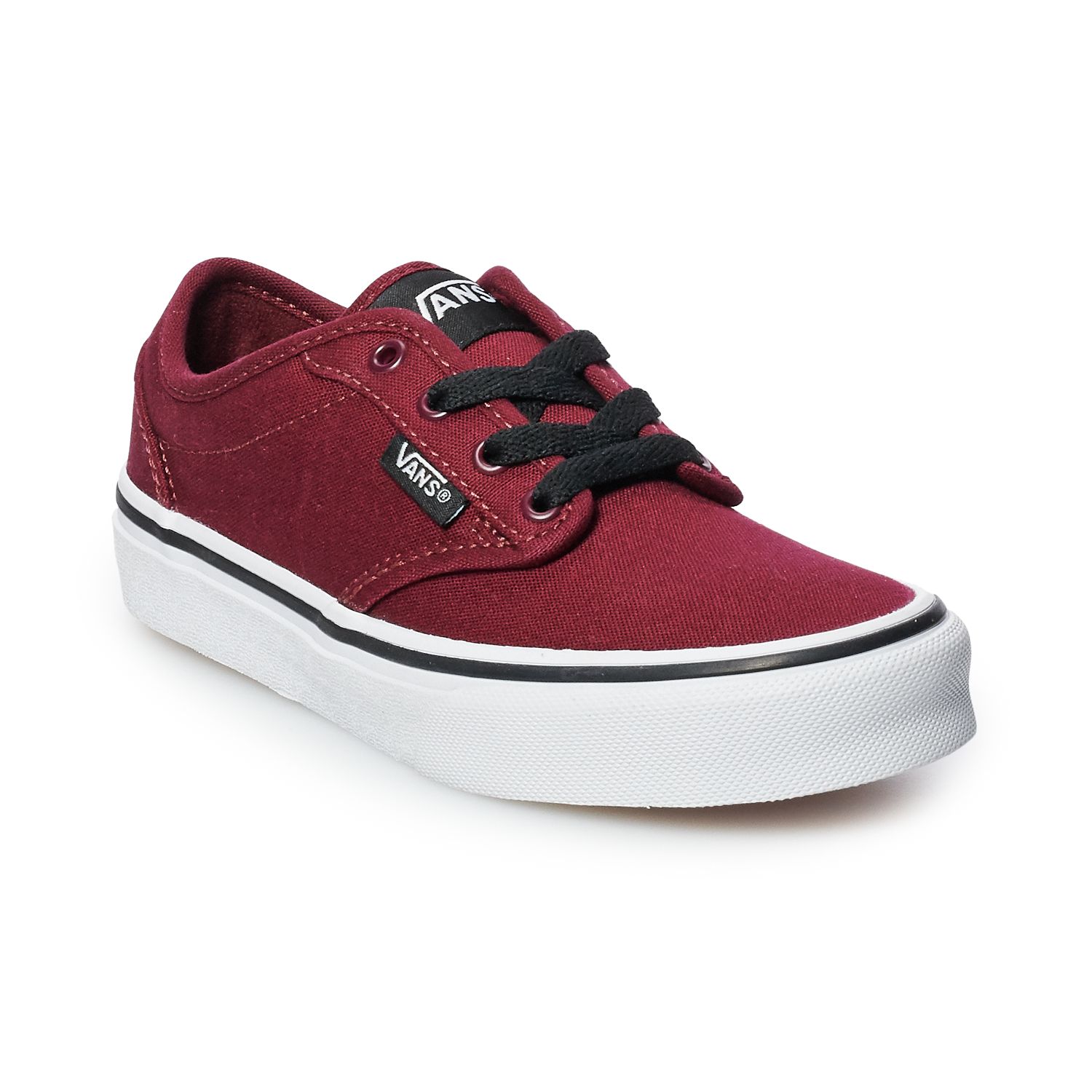 boys vans red