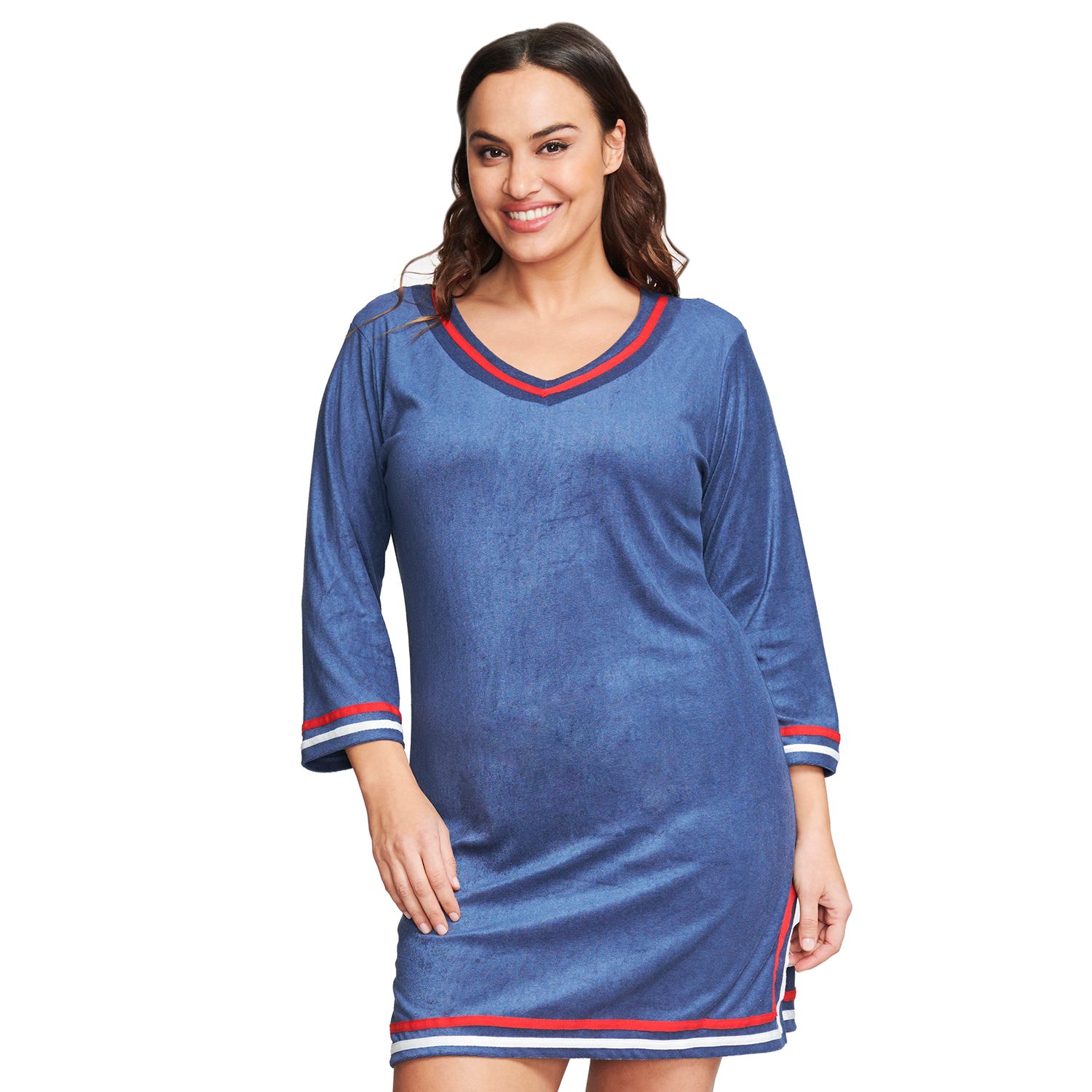 terry cloth swimsuit cover up plus size
