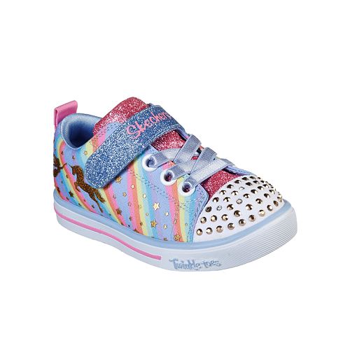 Skechers Twinkle Toes Sparkle Lite Magical Rainbows Toddler Girls ...