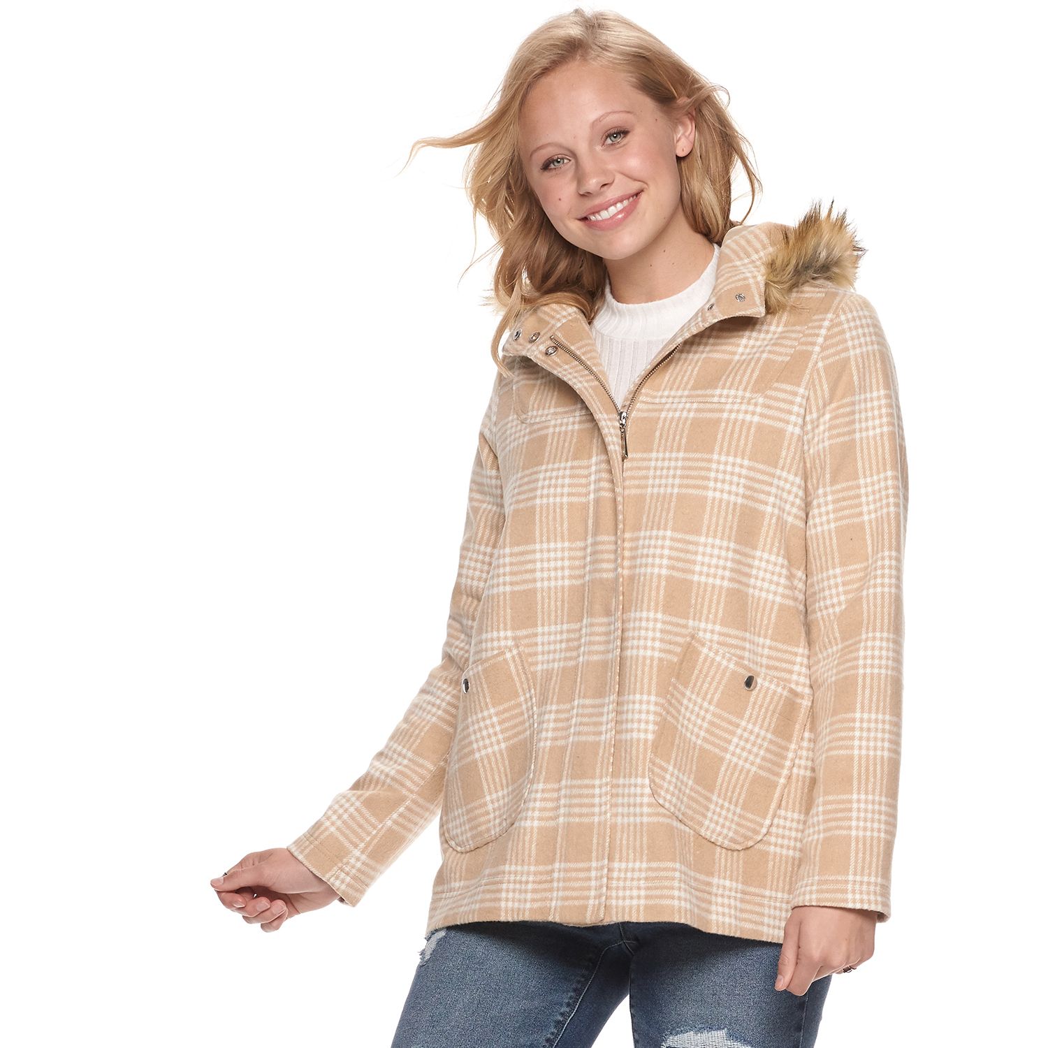 kohls hooded jacket