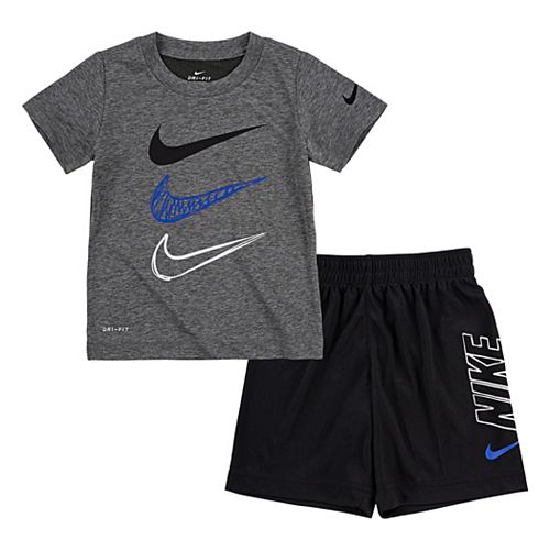 Toddler Boy Nike Dri-FIT 2-Piece Tee & Shorts Set