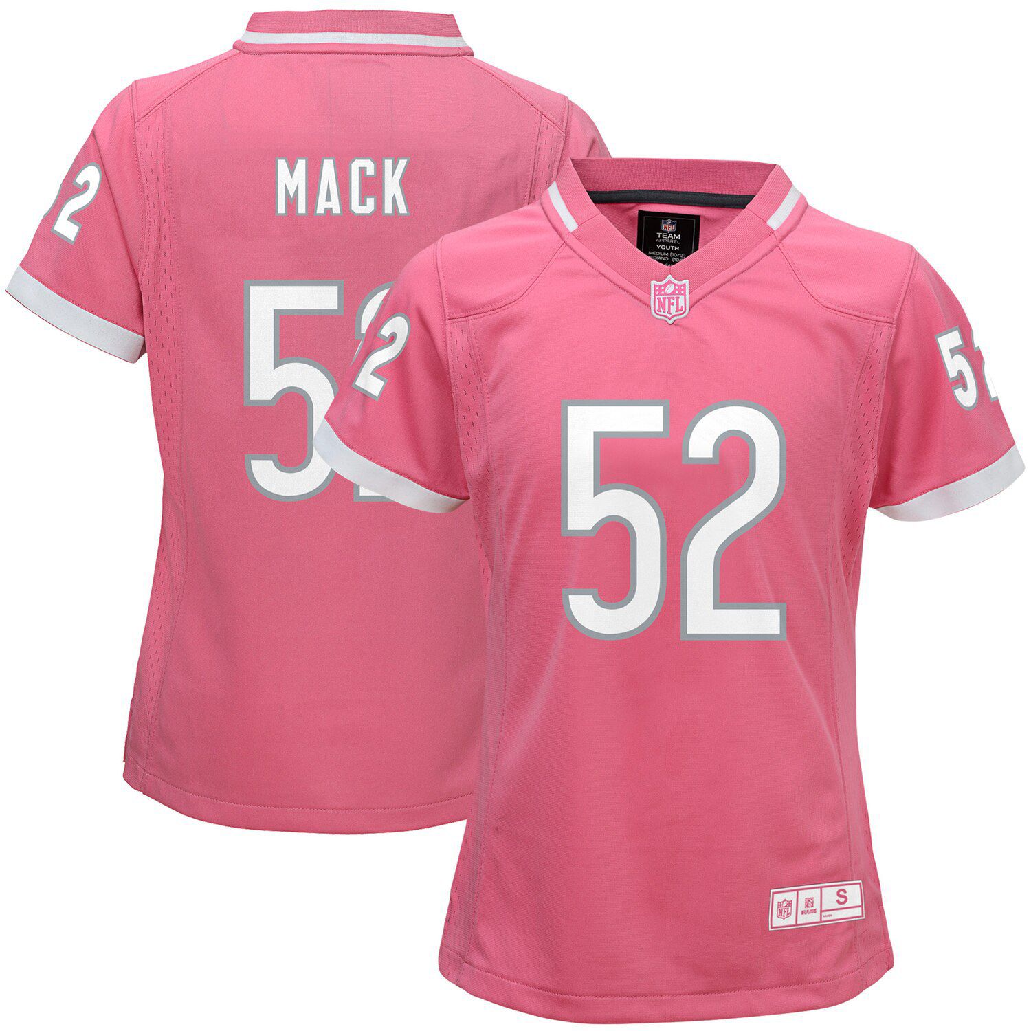 pink chicago bears jersey