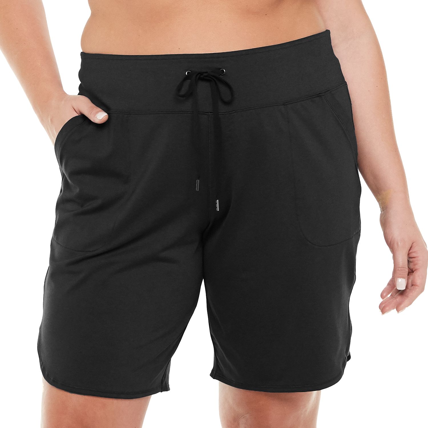 kohls plus size shorts