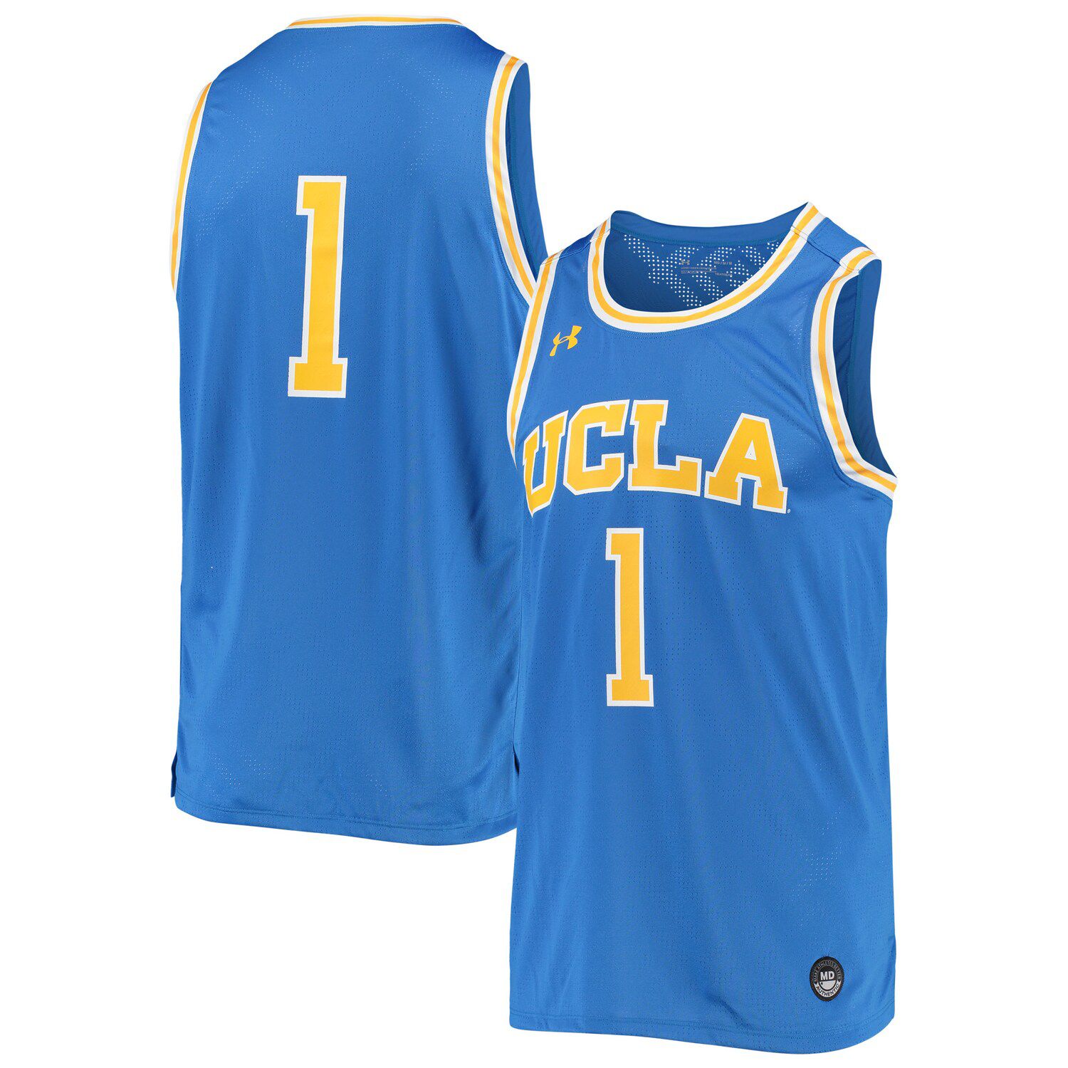 Men's Under Armour #1 Blue UCLA Bruins 