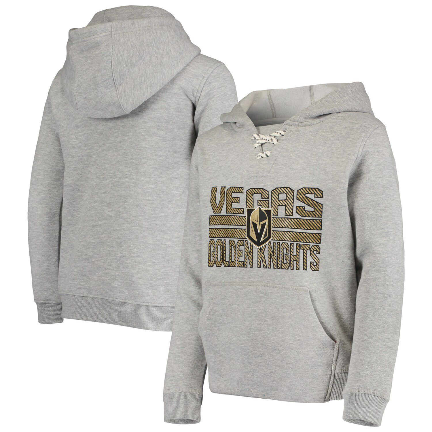 golden knights lace up hoodie