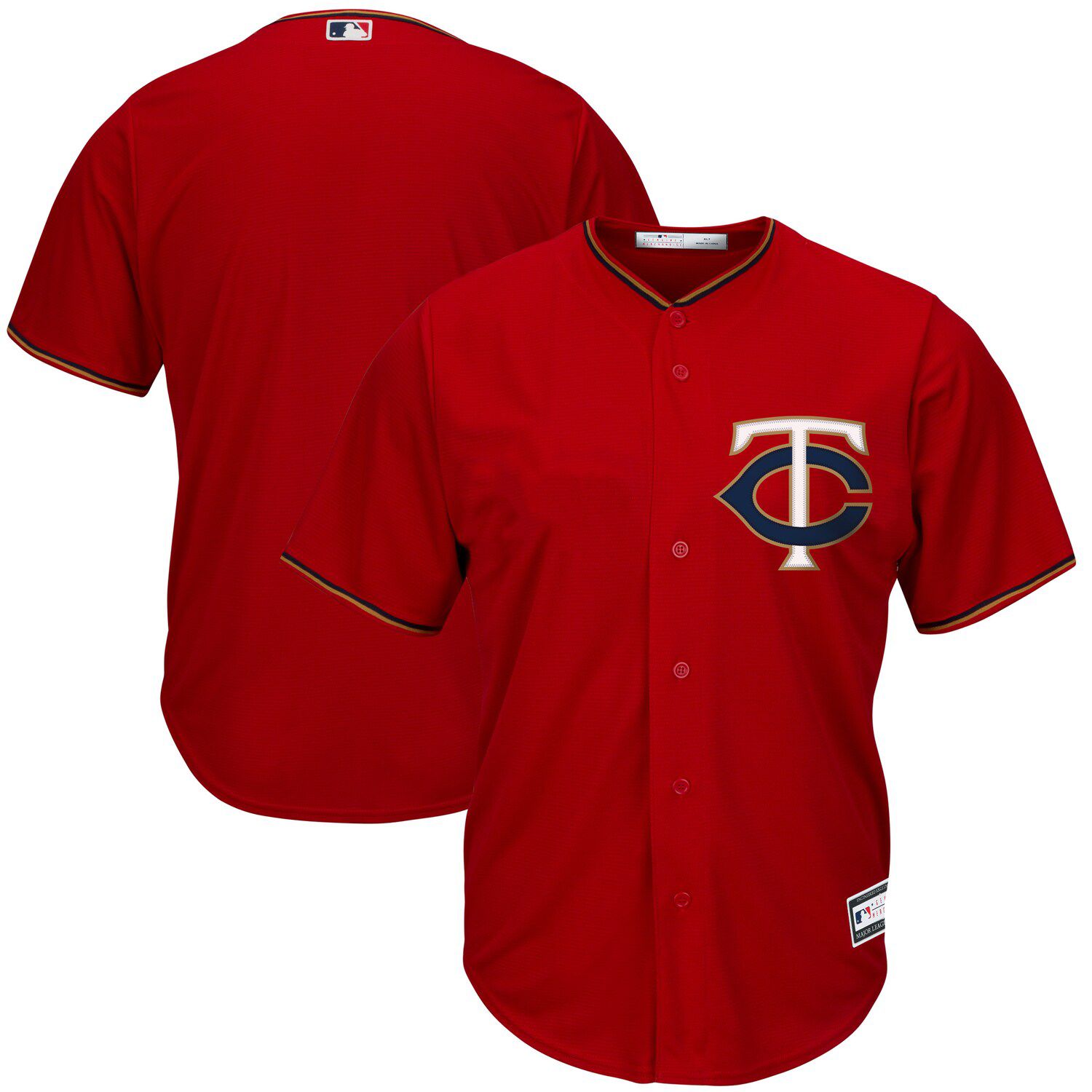 twins red jersey