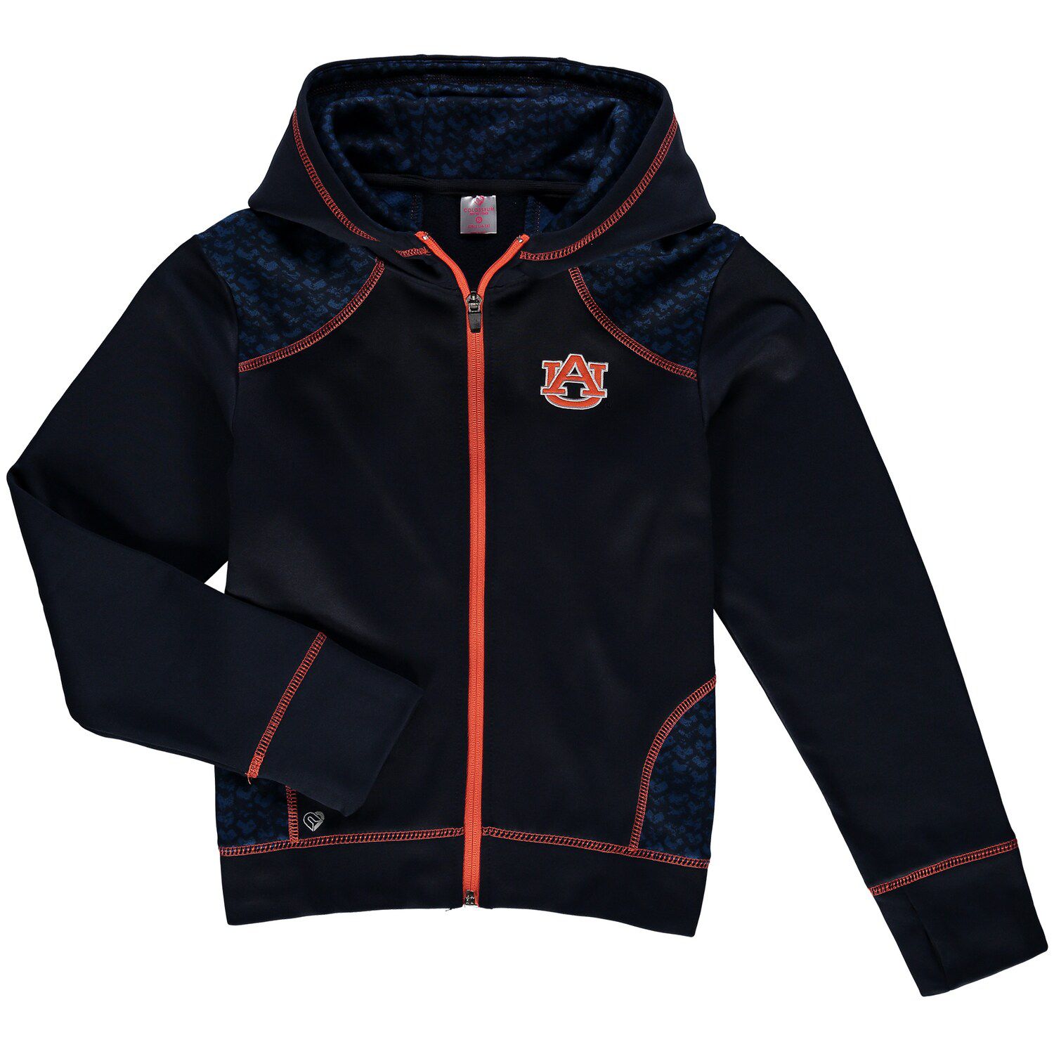 auburn zip up hoodie