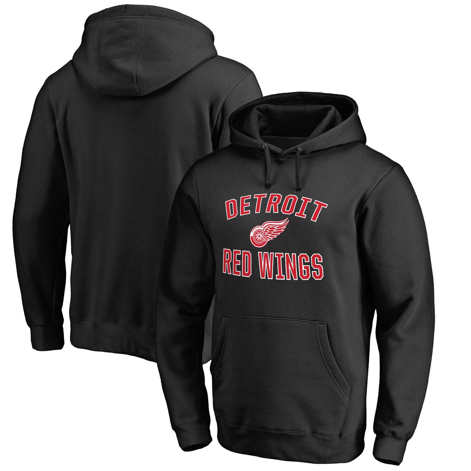 detroit red wings black hoodie