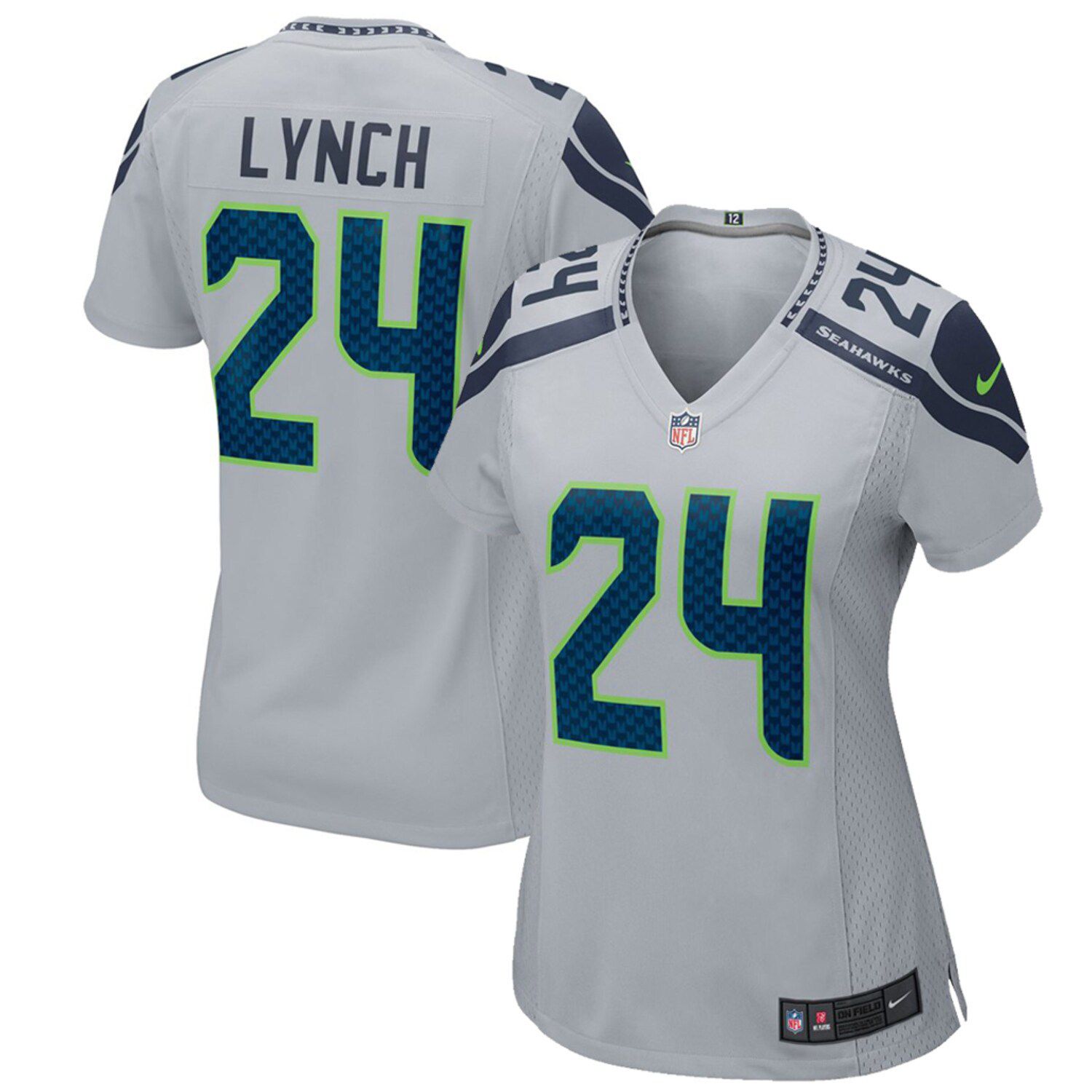 seahawks jersey gray