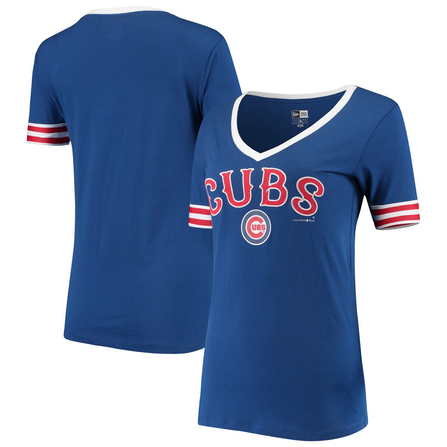 Chicago Cubs Baby Jersey V-Neck T-Shirt