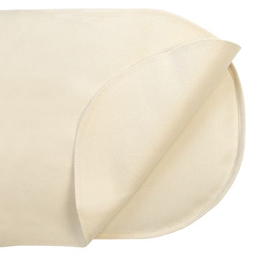 Naturepedic Organic Cotton Oval Bassinet Mattress Protector Pad